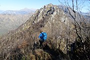 37 Prima ripida discesa per poi risalire in Monte Ocone ...